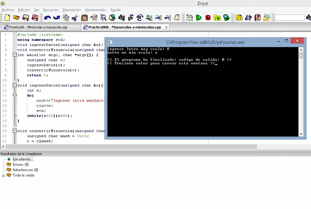 C++ – ¿Cómo convertir una letra mayúscula a minúscula con bits? — Olmaton