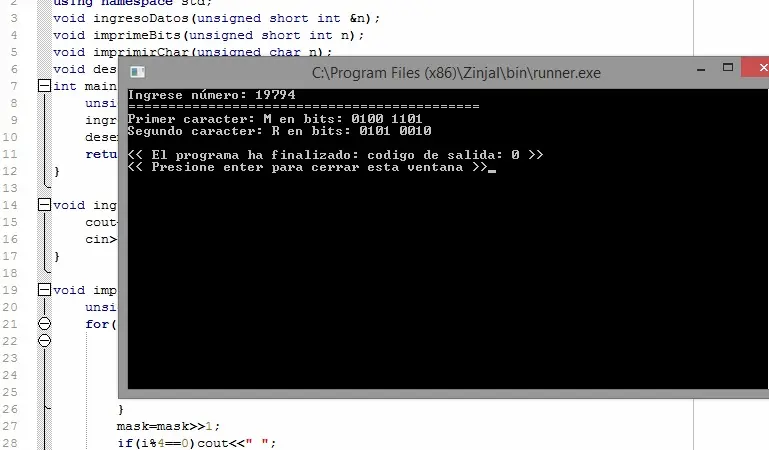 C++ – ¿Cómo mostrar 2 caracteres ocultos en un número entero? — Olmaton